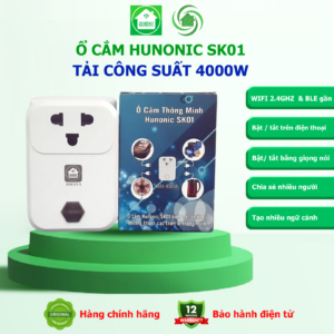 Ổ Cắm Wifi Hunonic SK01 Công Suất 4000W