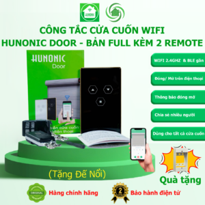 Cửa Cuốn Điều Khiển Từ Xa Qua Điện Thoại Chính Hãng Giá Tốt Màu Đen