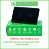 Công Tắc Cảm Ứng Wifi Hunonic Datic 2 Nút, Màu Đen