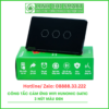 Công Tắc Cảm Ứng Wifi Hunonic Datic 3 Nút, Màu Đen