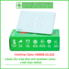 Công Tắc Cảm Ứng Wifi Hunonic Datic 4 Nút, Màu Trắng
