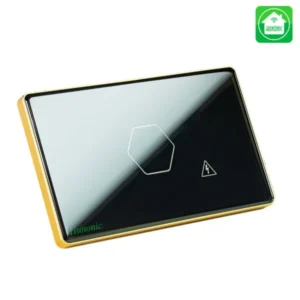 Công tắc cảm ứng BLE Luxury CSL chống giật, Hình Chữ Nhật, Màu Đen