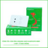 Công Tắc Cảm Ứng BLE Hunonic Datic 2 Nút 1 Ổ, Màu Trắng
