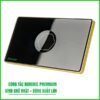 Công tắc cảm ứng BLE Premium CSL, Hình Chữ Nhật, Màu Đen