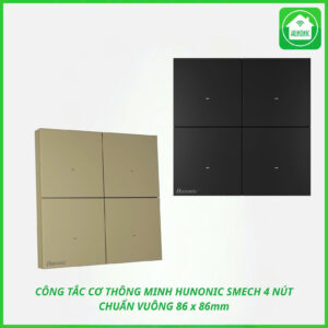 Công Tắc Cơ Thông Minh Hunonic Smech 4 NÚT